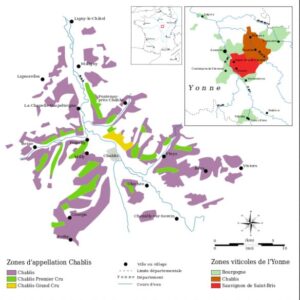 Map of Chablis